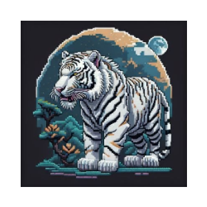 White Tiger Pixel (WHTGRPXL)