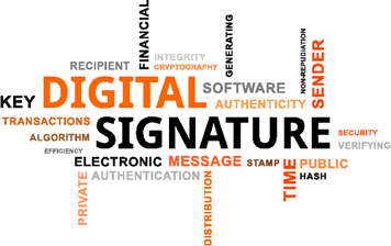 Digital signature, key, transactions, stamp, hash, sender