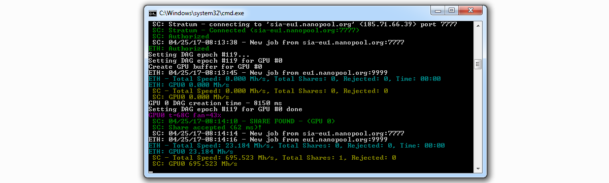 How to check siacoin balance claymore dual miner nanopool decred