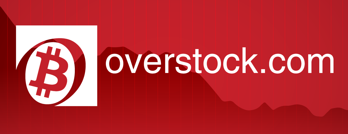 overstock bitcoin akcijų rinka padirbtas bitcoin