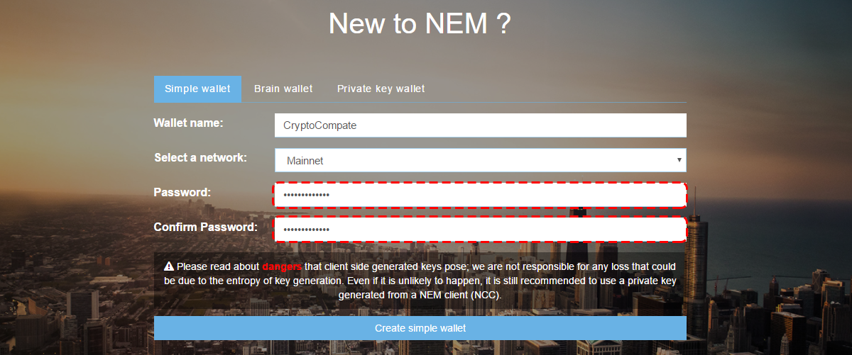 How To Use The Nem Nano Wallet Cryptocompare Com How To Use The Nem Nano Wallet Cryptocompare Com