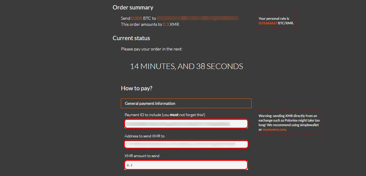 How To Use Xmr To To Pay Anonymously With Bitcoin Cryptocompare Com - 