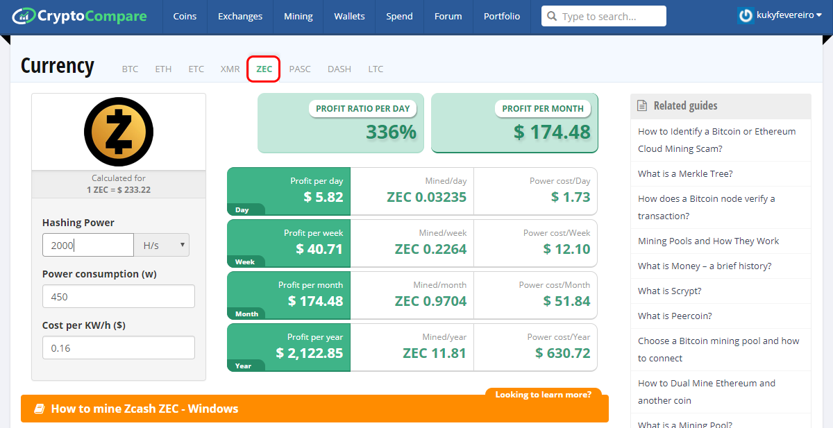 Crypto Mining Profitability Calculator