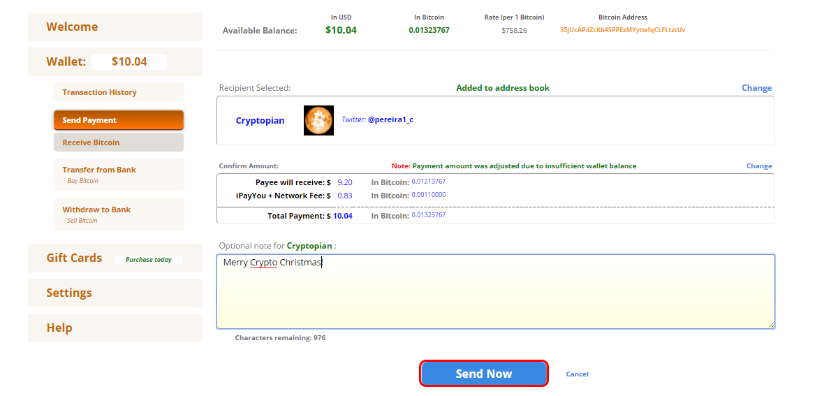 Get bitcoin balance json Get bitcoin balance json