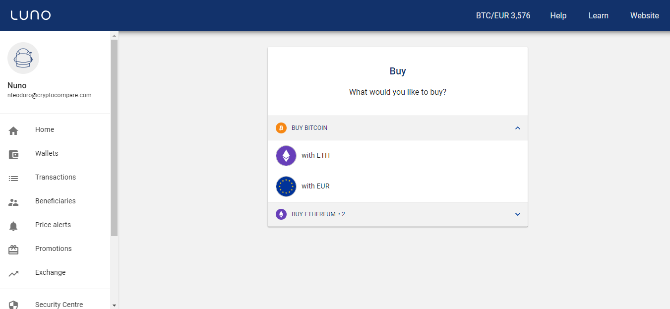 How To Buy Bitcoin With Luno Cryptocompare Com - 